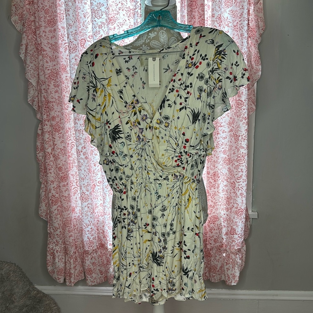 Anthropology Elevenses Romper S NWT